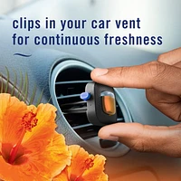 Febreze Car Air Freshener, Odor-Fighting Automotive Vent Clip, Hawaiian Aloha Scent