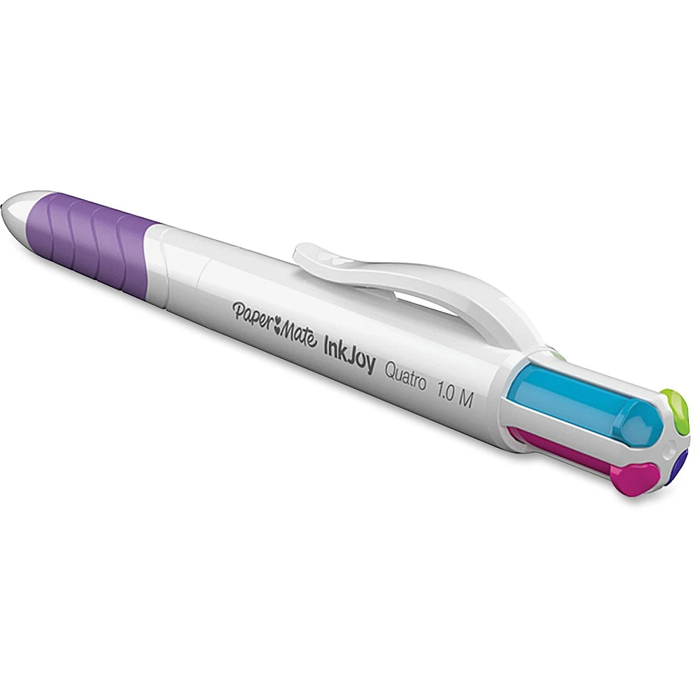 Stylos bille à 4 couleurs InkJoy de Paper Mate de 1,0 mm