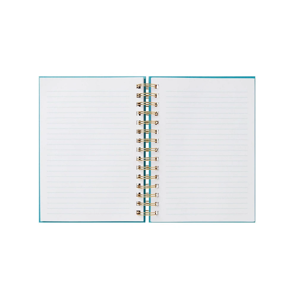 C.R. Gibson "Happy" Twin Wire Notebook/Journal, Happy Notebook