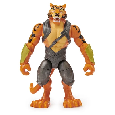 BATMAN, Figurine articulée BRONZE TIGER de 10 cm avec 3 accessoires mystère, Mission 2