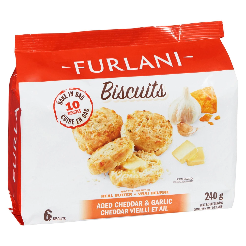 Furlani Aged Cheddar & Garlic Biscuits