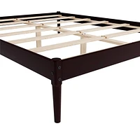 Lit-plateforme en bois Lorriana de DHP, format deux places