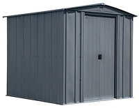 Abri de rangement en acier Arrow Classic 6 x pi Charcoal