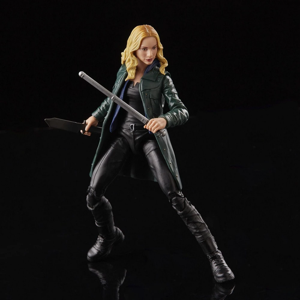 Marvel Legends Series Disney Plus Sharon Carter Falcon and the Winter Soldier MCU Series Action Figure 6-inch Collectible Toy, includes 4 accessories and 2 Build-A-Figure Part