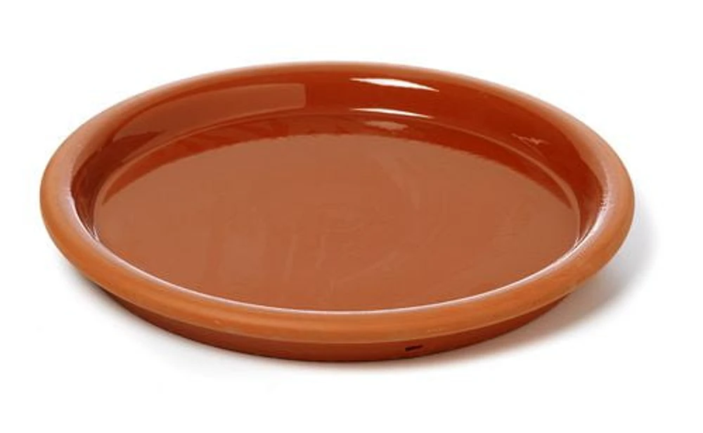 Soucoupe en argile vernie de 14 cm Soucoupe en argile