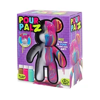 Pour Palz Large Paint Bear - Golden Dream