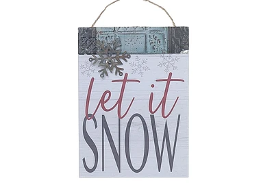 Cintre Mural En Bois Let It Snow