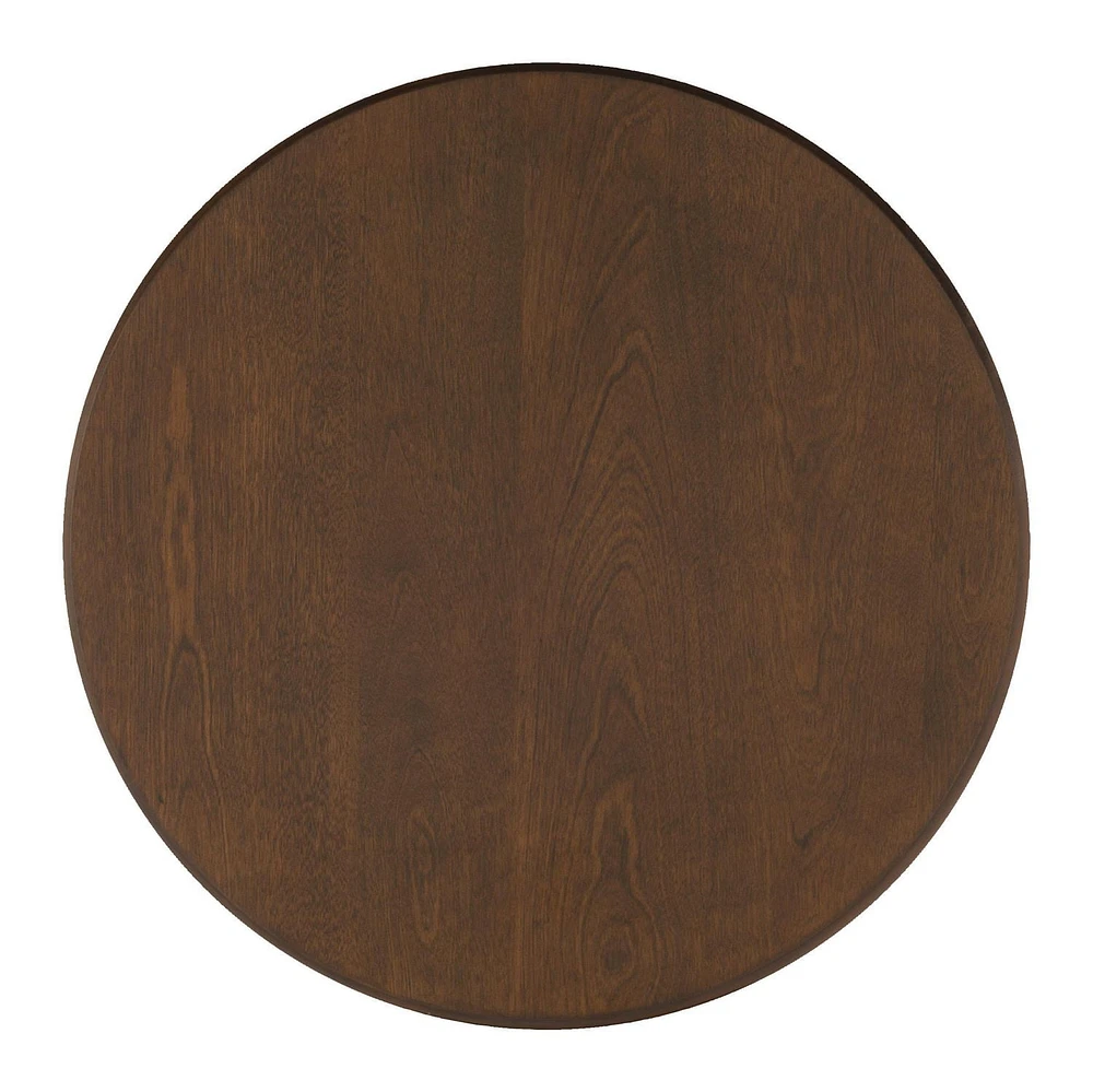 Table d'appoint Burnette, Noisette
