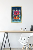 NFL League - Super Bowl LVII Ticket Collage Wall Poster