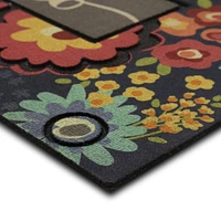 Mainstays Accueil Floral 18x30 Paillasson Tapis d’entrée Flo Hello