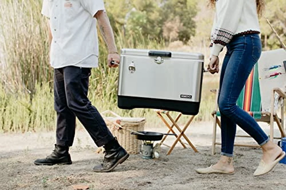 IGLOO LEGACY™ 54 QUART Glacière EN ACIER INOXYDABLE