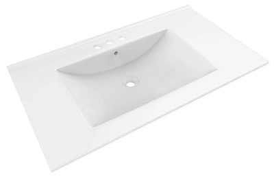 Imaginations américaines 35,5 po. W  Top Blanc