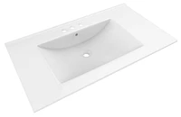 Imaginations américaines 35,5 po. W  Top Blanc