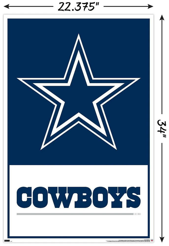 NFL Dallas Cowboys- Logo 21 Wall Poster