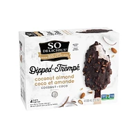 So Delicious Coconut Almond Flavoured, Gluten-Free Dairy-Free, Coconut Milk Ice Bars, 4x68 mL Dairy-Free Gluten Free Coconut Almond Flavoured, Coconut Milk Ice Bars