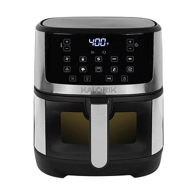 Kalorik® 7-Quart Touchscreen Air Fryer with Window, Stainless Steel FT 52329 SS
