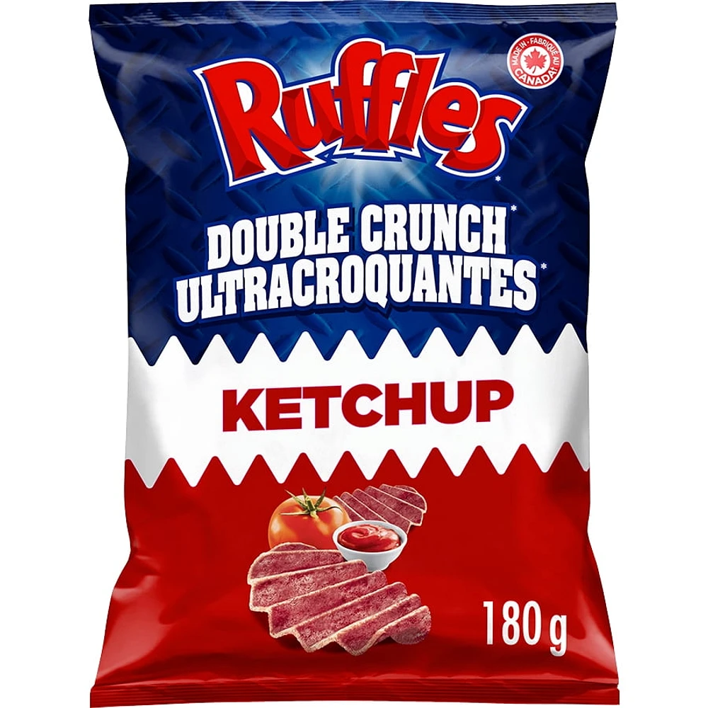 Ruffles Double Crunch Ketchup Flavoured Potato Chips