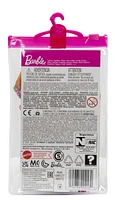 Barbie Coffret Tenue, robe tropicale décolletée, manches bouffantes