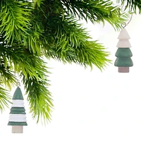 Ornement D'Arbre En Bois - Ensemble De 12