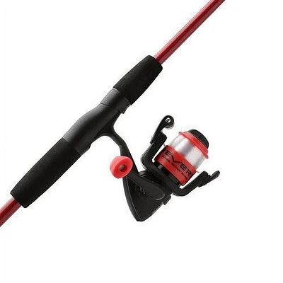 Shakespeare Reverb 5'6" 2pc Spinning Rod & Reel Combo - Red