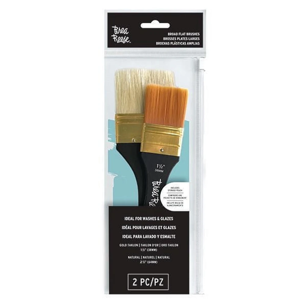Brea Reese Ensemble de brosse plates larges 2pc