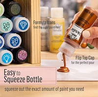Folkart Metallic Acrylic Paint Ice Blue, FolkArt Metallic Paint