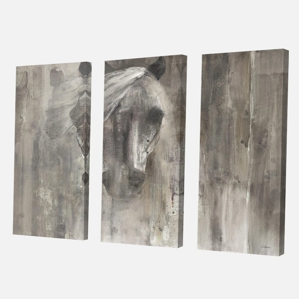 Designart Cheval de ferme Art mural sur toile
