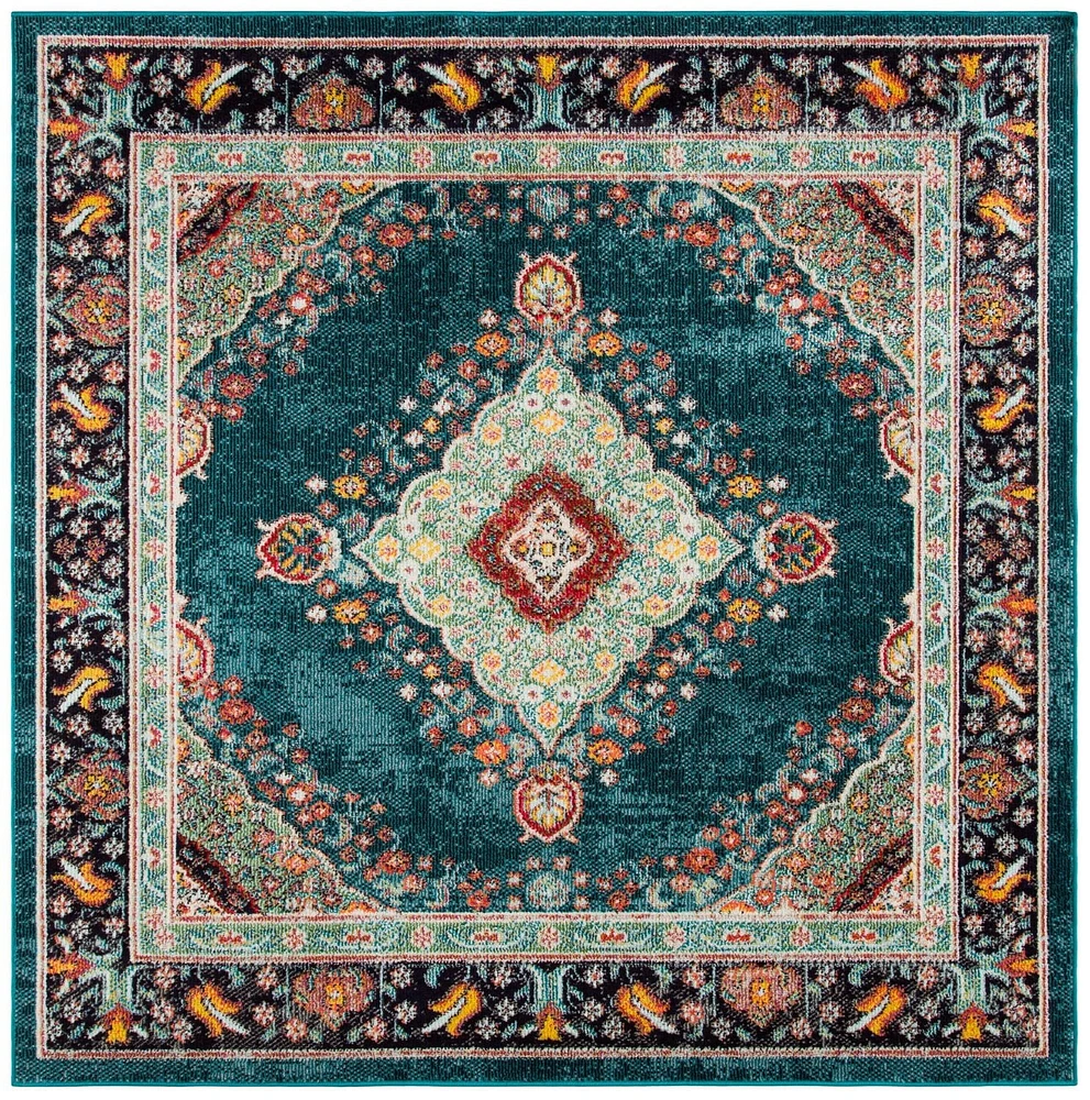 SAFAVIEH Madison Sonam Floral Bordered Area Rug