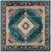 SAFAVIEH Madison Sonam Floral Bordered Area Rug