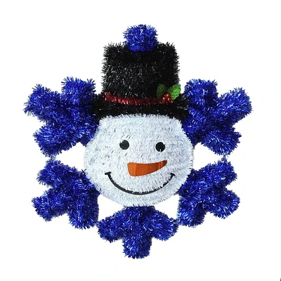 Couronne de flocon de neige de guirlandes de Noël