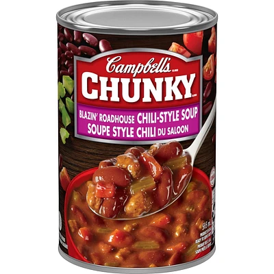 Campbell's(R)  Chunky(R) Blazin' Roadhouse Chili-Style Soup