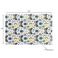 Cotton Placemat Butterfly & Beetle 12 X 18 - Set of 12