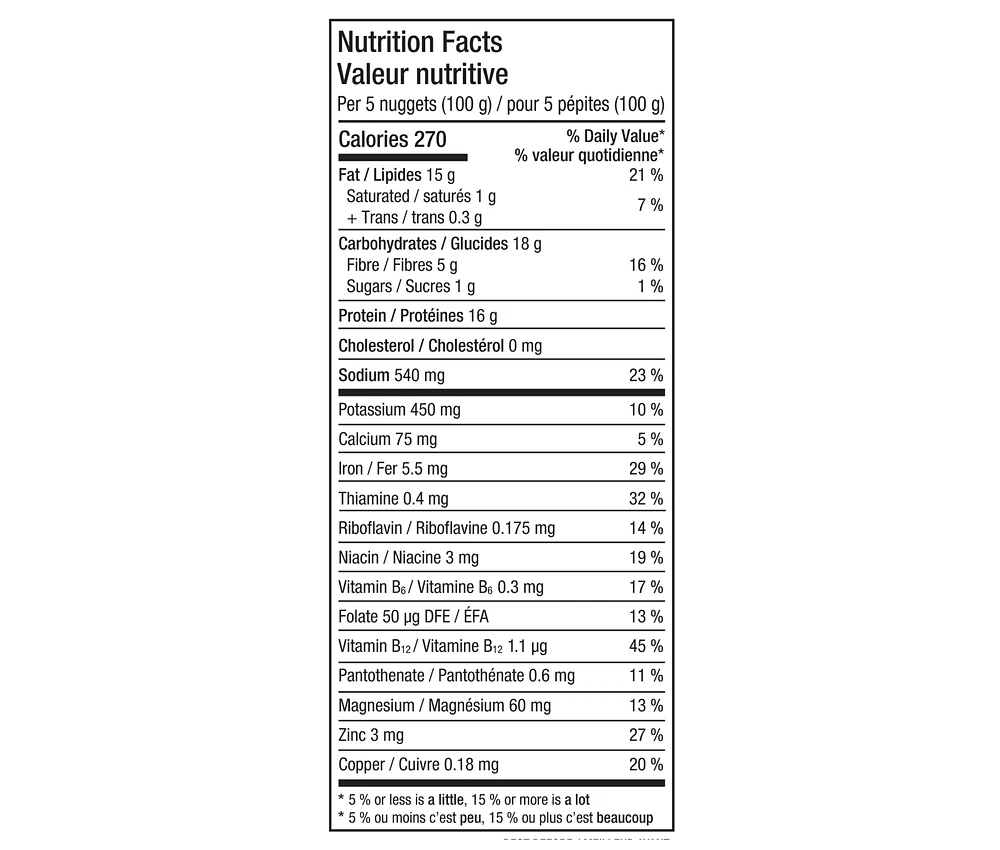 Yves Veggie Nuggets With Whole Wheat Breading, 320g, Plant Based