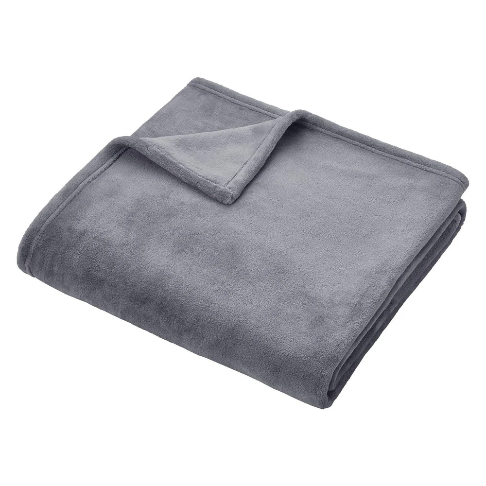 hometrends Plush Velvet Throw