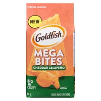 Goldfish® Mega Bites Cheddar Jalapeno Crackers 167g Bag, Goldfish Crackers 167 g