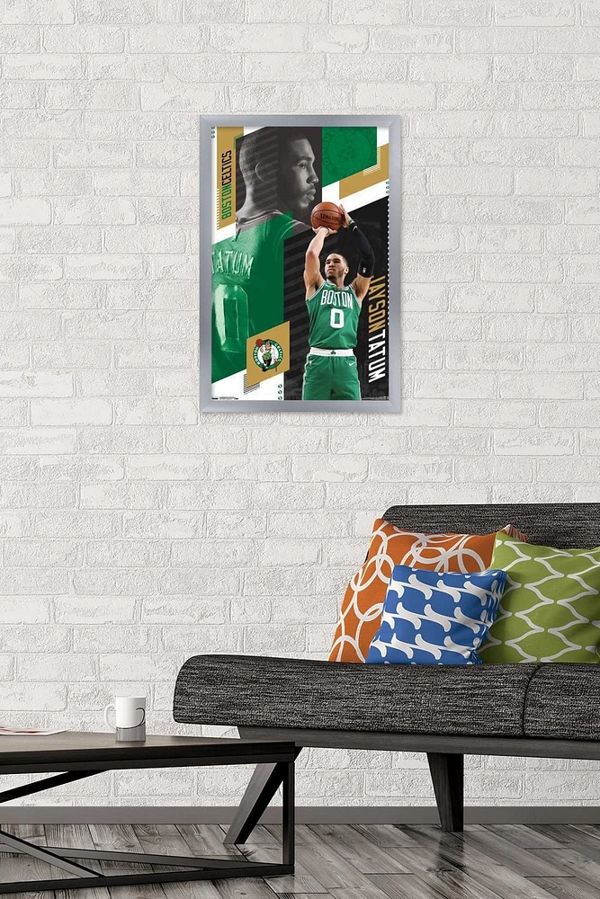 NBA Boston Celtics - Jayson Tatum 19 Wall Poster, 22.375" x 34"