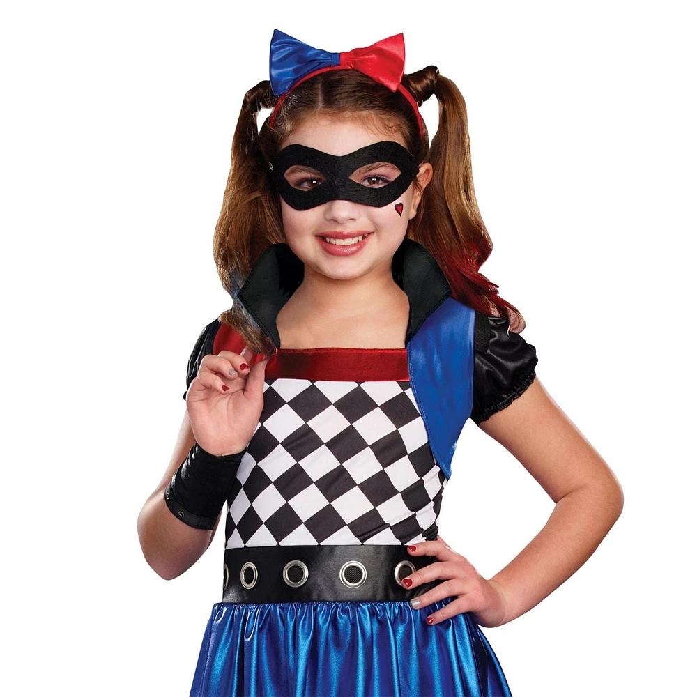 Filles P'tite Arlequine Petit Costume Halloween