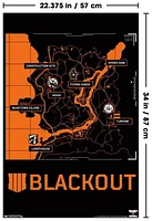 Call of Duty: Black Ops 4 - Blackout Map Wall Poster, 22.375" x 34"