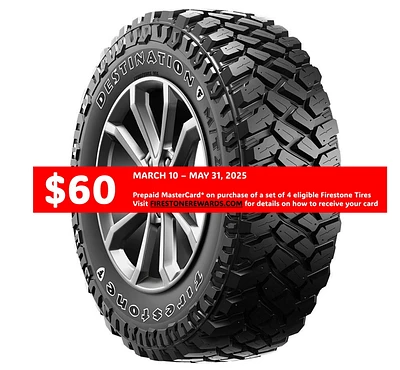 Firestone Destination MT2 LT265/75R16 E/10PLY WL tire
