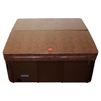 Canadian Spa Company Canadian Spa Co. Square Hot Tub Cover with 5 in/3 in Taper - Brown