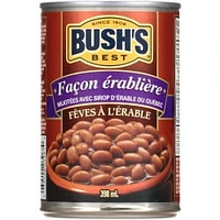Boîte de fèves à l’érable Best de BUSH'S de façon érablière 398 ml
