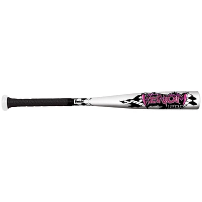 Bâton de tee-ball Venom 1200 rose de Franklin Sports – 61 cm (24 po) avec cylindre de 5,7 cm (2 ¼ po)