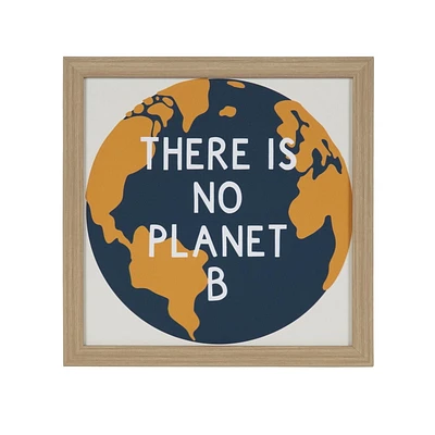 Tableau magnétique encadré "There is No Planet B" Hometrends