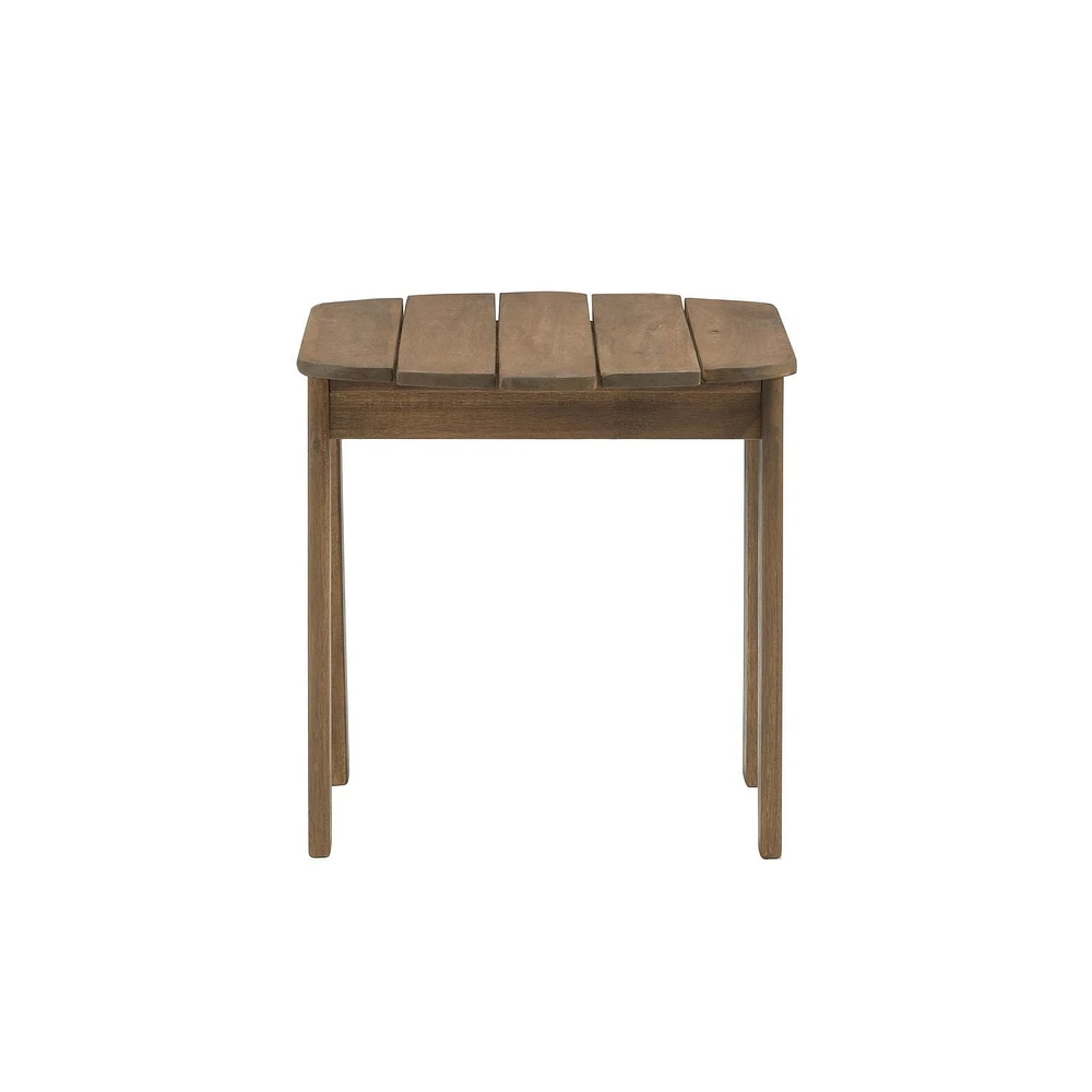 Table d'Extrémité Extérieure Adirondack en Teck