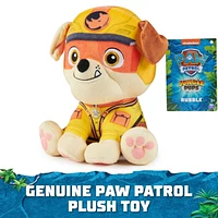 PAW Patrol Jungle Pups, Peluche Zuma de 20,3 cm, animal en peluche pour les garçons et les filles à partir de 3 ans
