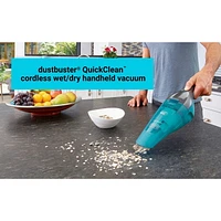 dustbuster®, aspirateur à main Wet/Dry, aspirateur sans fil 8V QuickClean aspirateur main sans fil sec et humide