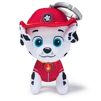 PAW Patrol: Rescue Wheels, 4-Inch Marshall Plush Toy, Miniature Stuffed Animals with Keychain Clip, Kids Toys for Boys and Girls 3+