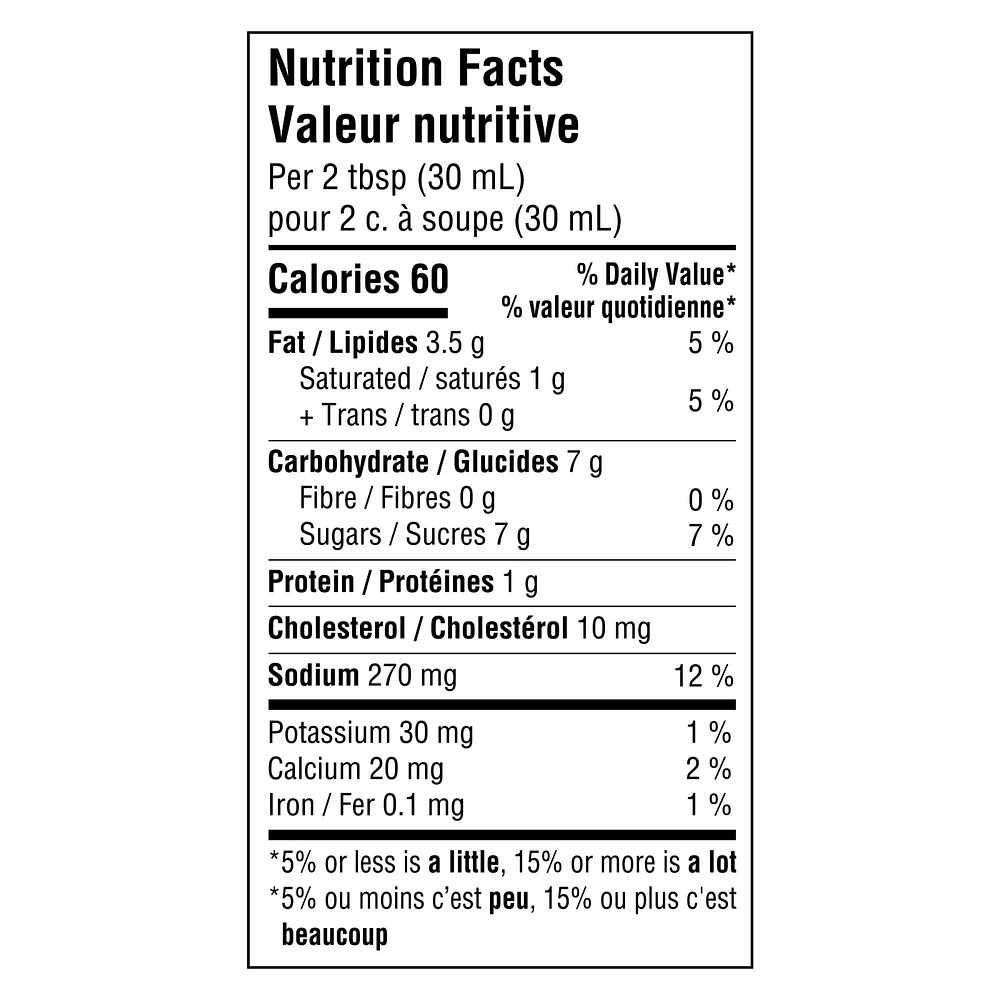 Kraft Calorie-Wise Creamy Caesar Salad Dressing, 425 mL Bottle