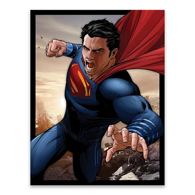 Artissimo Designs - Toile imprimée Superman On Sunset - 6.5W x 8.5H x .5D