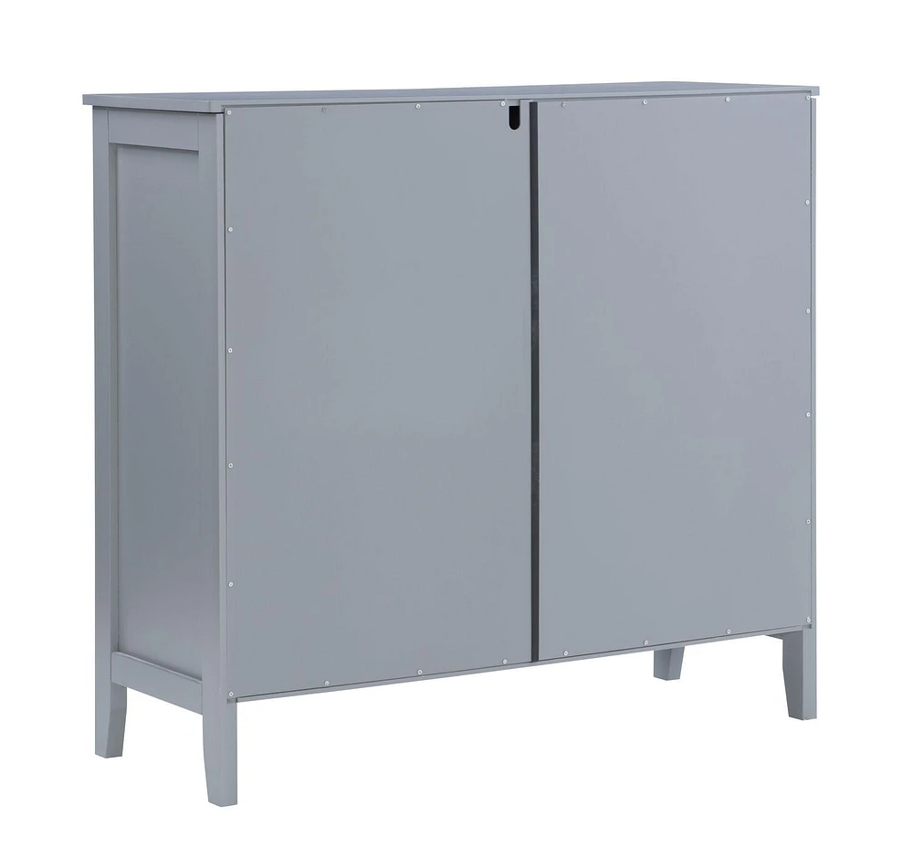 Grande armoire Ronan, gris